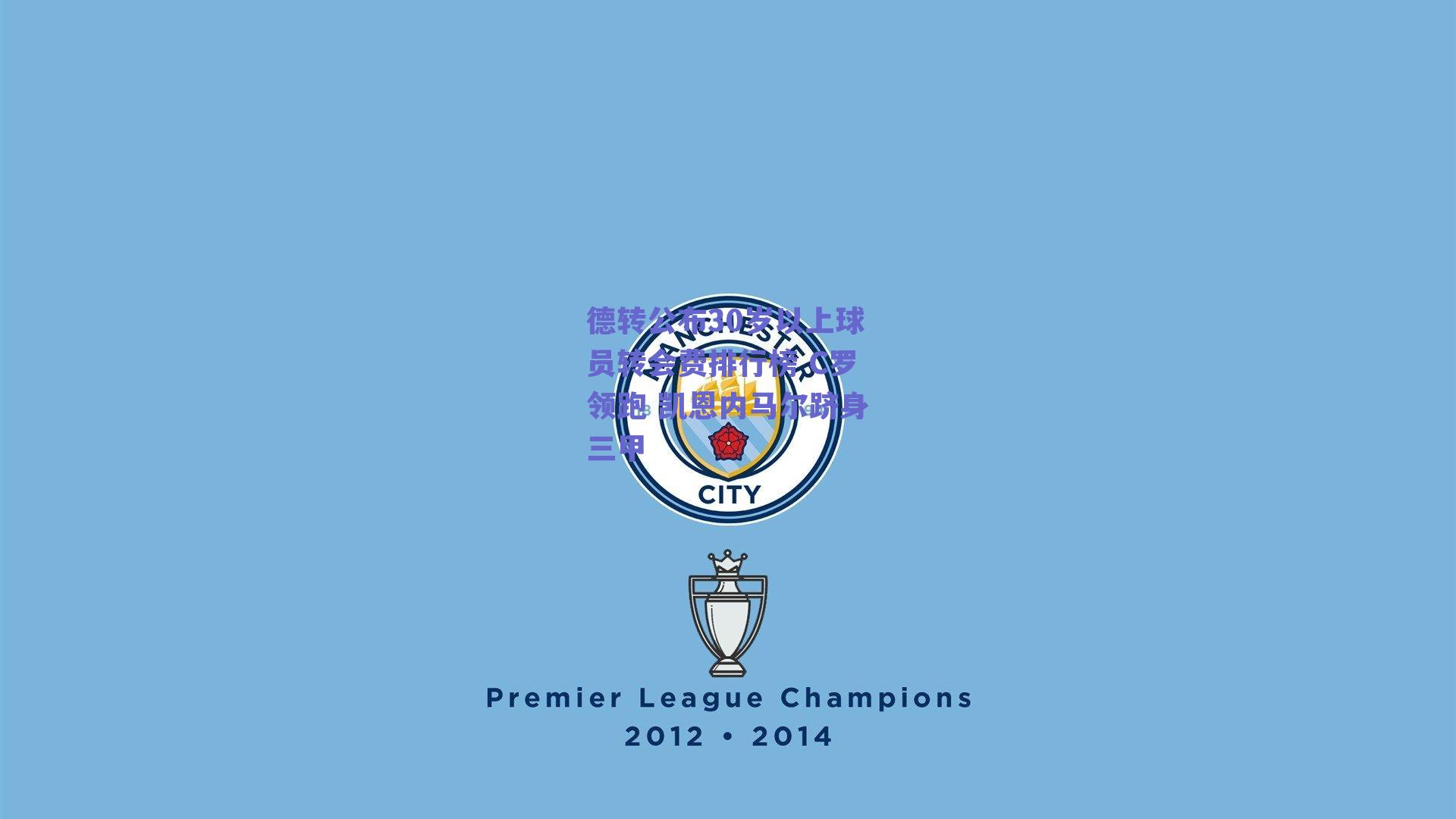 德转公布30岁以上球员转会费排行榜 C罗领跑 凯恩内马尔跻身三甲